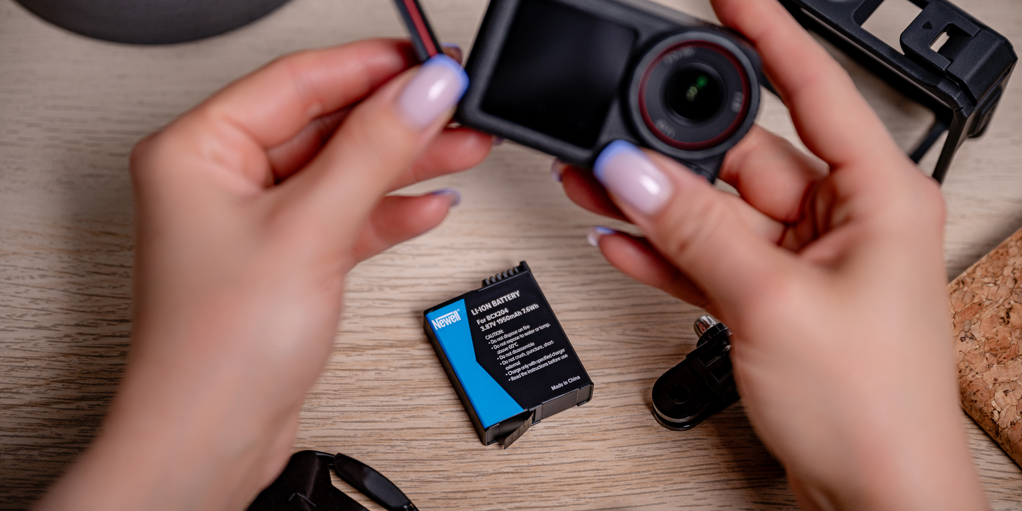 Akumulator Newell zamiennik BCX204 do DJI Osmo Action 3 _ 4 _ 5 Pro